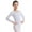 White, variant on Oyolan Kids Girls Basic Ballet Dance Leotards Long Sleeve Gymnastics Bodysuit Dancewear White 4