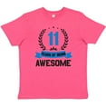 thumbnail image 3 of Inktastic 11 Years of Being Awesome Blue Birthday Youth T-Shirt, 3 of 5