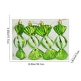 thumbnail image 3 of Bfogop Candy Lollipop Christmas Decor 4Pcs, Christmas Lollipop Ornament Xmas Hanging Decor with Rope, Candies Ball Ornaments for Xmas Tree DIY Craft Party for Holiday Indoor Outdoor, 3 of 6