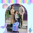thumbnail image 6 of Kids Hardshell Luggage Sets with Wheels Travel Essentials 5 Piece Rolling Carry on Suitcase for Girls with Travel Pillow Pen Bag Toddler, 6 of 6