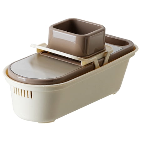 Vegetable Chopper Vegetable Chopper Dicer With Container 6 In 1 Kitchen Vegetable Cutter Vegetable Chopper Dicer Hand Vegetable Chopper Vegetable Chopper 6-Blade Single-Basket Stainless Steel