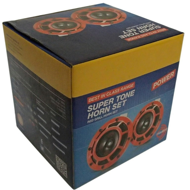 Hella Twin Supertone Horn Kit 003399801 Real Hella In Red