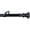Black, variant on Urbanest Adjustable Single Curtain Rod Set Tavo Finials – 1 - Inch Diameter, With Cottage Rod, 28–48 Inches