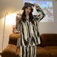 thumbnail image 1 of Pajamas Women's Spring and Autumn Long Sleeve 2024 New Cotton Sweet Hello Kitty Han Fan Girls' Home Clothes suit, 1 of 5