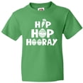 thumbnail image 3 of Inktastic Easter Hip Hop Hooray with Eggs and Carrot Youth T-Shirt, 3 of 5