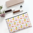 thumbnail image 6 of Kdxio Flamingo And Pineapple Makeup Bag Toiletry Bag Canvas Makeup Bags Zipper Cosmetic Pouch Travel Cosmetic Pouch for Women Gifts, 6 of 7