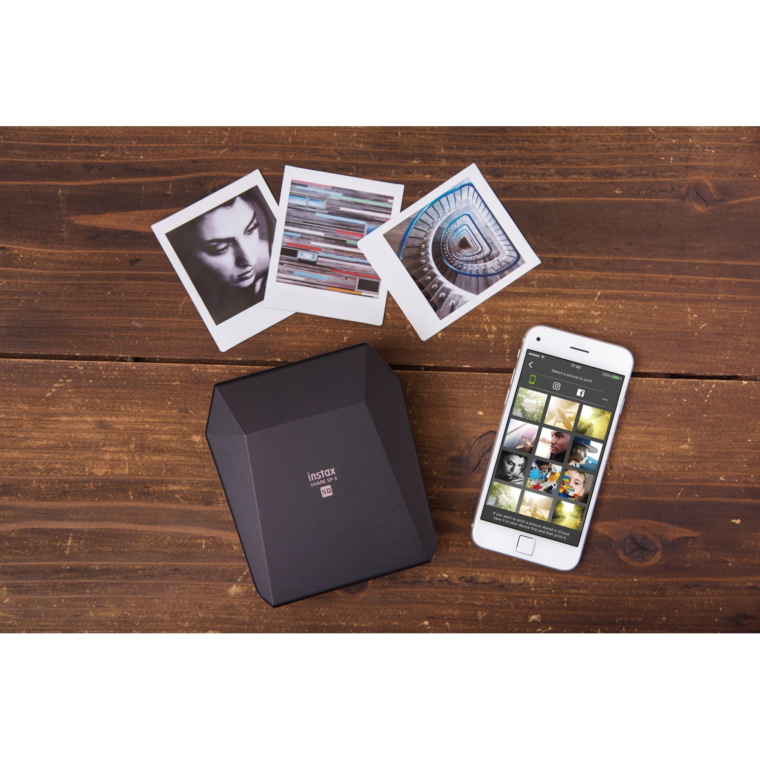 Fujifilm® Instax® Share Sp-3 Wide Printer (black) - Walmart.com