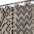 thumbnail image 3 of Boho Black and White Ethnic Pattern Shower Curtain 72"x84" ,Bathroom Decorative Shower Curtains Set with 12 Hooks,Modern Waterproof Washable Shower Curtain, 3 of 6
