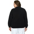 thumbnail image 2 of Alfred Dunner Womens Plus-Size Chenille Metallic Zip Front Cardigan, 2 of 6