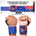 thumbnail image 5 of WYOX 12" Weightlifting Wrist Wraps for Men & Women – Professional Wrist Support with Heavy Duty Thumb Loop, Best for Powerlifting, Bodybuilding, Strength Training & Gym Workouts, 5 of 7