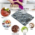 thumbnail image 4 of High Precision Digital Kitchen Scale Tempered Glass Food Scale Multifunction Scale Small Kitchen Appliances Silver Flowers Pattern, 4 of 7