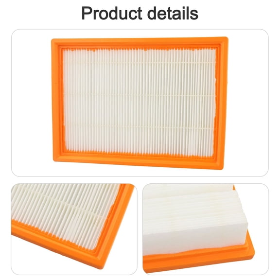 Efficiency for EGO AVF0900 Vacuum Filter for Power  WDV0900 - Traps 0.5Microns