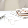 thumbnail image 2 of Stylish Clear Eye Glasses, Blue Light Proof ,Full Rimmed , ,Lightweight, 2 of 7
