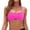 A-Hot Pink557, variant on XIAONU Women's Strapless Bandeau Bikini Top and Swimwear Tankini Set for Beach and Pool