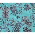 thumbnail image 4 of oneOone Cotton Flex Turquoise Blue Fabric Leaves & Floral Texture Quilting Supplies Print Sewing Fabric By The Yard 40 Inch Wide, 4 of 4