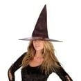 thumbnail image 2 of RG Costumes 65315 Glitter Witch Hat - Purple, 2 of 2