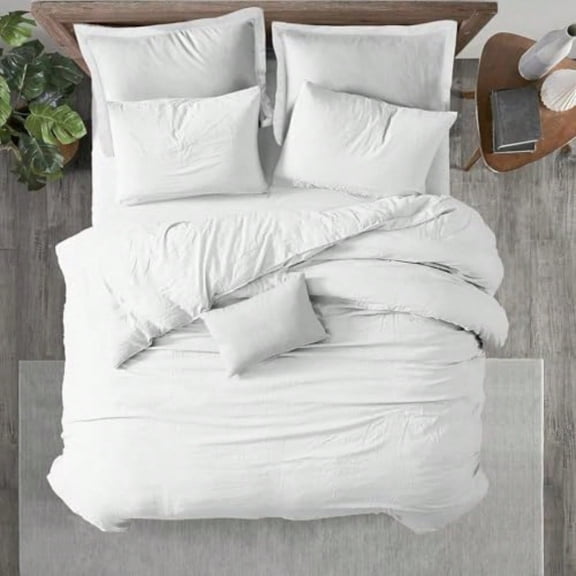 1 Pc Duvet Cover Queen Size/Full Size100 Egyptian Cotton Sateen 600 Thread Count Ultra Soft Premium Durable Comforter Cover Zipper Closure Corner Ties White 90 X 90