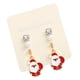thumbnail image 5 of 1/2/3 piezas Ear Stud Pendiente de Navidad Decoración Fiesta de bodas 2pcs Sunnimix Christmas Ear Stud, 5 of 8
