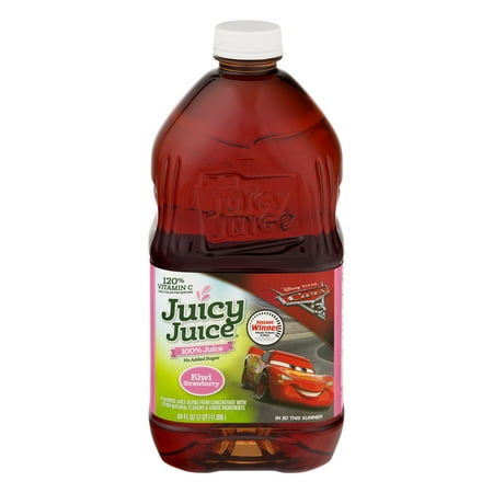 (2 Pack) Juicy Juice 100% Juice, Kiwi Strawberry, 64 Fl Oz, 1 (Best Strawberry Kiwi E Juice)