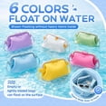 thumbnail image 2 of Waterproof Silicone Tote Bags, Women Foldable Leakproof Beach and Pool Handbag with Secure Closure, Washable Self-Standing, 2 of 10
