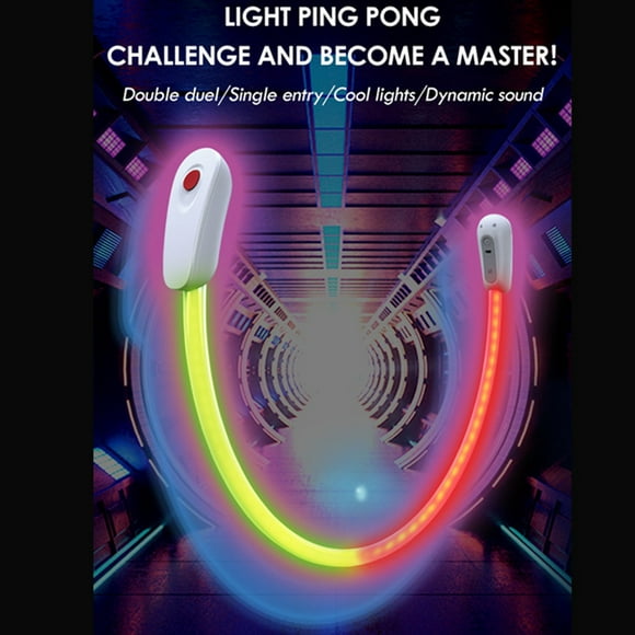 Leadingstar Silicone Light Ping Pong Game Console With Lamp Tube Indoor Entertainment Photoelectric Game Toy