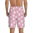 thumbnail image 3 of Kdxio Cute Cat Print Mens Sleep Shorts Bottoms Soft Comfy Pajama Wear Pants with Drawstring Pockets, 3 of 7
