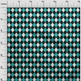 thumbnail image 2 of oneOone Cotton Flex Turquoise Blue Fabric Argyle Check Fabric For Sewing Printed Craft Fabric By The Yard 40 Inch Wide, 2 of 4