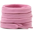 thumbnail image 1 of Solid Flat Shoelaces Hollow Thick Athletic Shoe Laces Strings 2 Pair, Pink 39"Inch (10OCM), 1 of 7