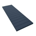 thumbnail image 6 of Ekena Millwork 18"W x 33"H True Fit PVC Horizontal Slat Modern Style Fixed Mount Shutters, Starless Night Blue (Per Pair - Hardware Not Included), 6 of 9