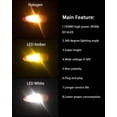 thumbnail image 5 of Wolfrail 3157 4157 3057 3457 Switchback LED Bulbs 76SMD Chipsets White\\/Amber with Projector Replacement for Front\\/Rear Turn Signal Parking Daytime Running Lights\\/DRL (Pack of 2), 5 of 5