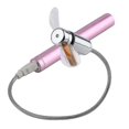 thumbnail image 4 of El mini cuello de cisne flexible llevó la fan USB del reloj para la exhibición del tiempo del cuaderno de la PC, 4 of 4