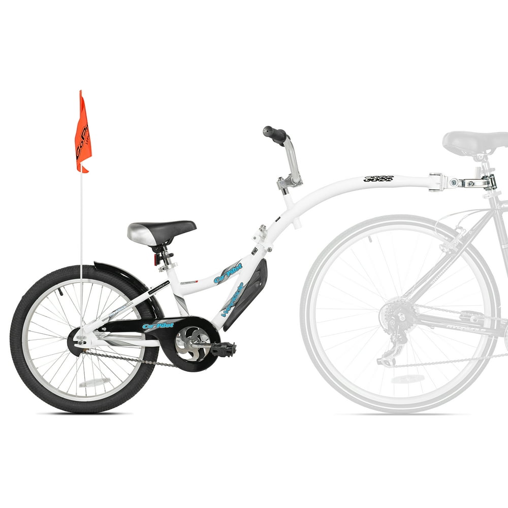WeeRide 20" CoPilot Child Bike Trailer, White