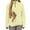 Light Yellow, variant on Womens Pet Pouch Sweatshirt Women Quarter Zipper Dog Holder Carrier Sweatshirt Fashionable Long Sleeve Oversized Pocket Pullover Sweater Winter Clothes