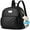 Black, variant on Leather Backpack Purse Satchel School Bags Casual Travel Daypacks for Womens