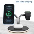 thumbnail image 1 of MesaSe Wireless Phone Charger 3 in 1 Wireless Charging Station Charger Station for  and Watch Charging Station Wireless Phone Charger Stand Wireless Charger Station 3 in One Charging Dock, 1 of 11