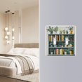 thumbnail image 4 of Yayeee Toggle Light Switch Wall Plate 2-Gang 4.56"x4.48" Decorative Outlet Cover, White Shelf, 4 of 7