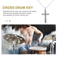 thumbnail image 4 of Phenofice Percussion Drum Key Multi Function Tool Silver 1Pcs, 4 of 8