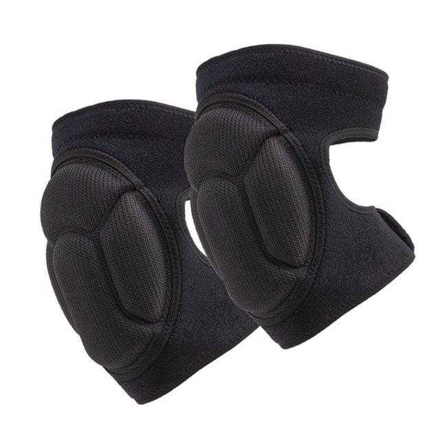 Advancent Rodilleras anticolisión pierna cubierta profesional flexible deporte Fitness seguridad rodillas cojín almohadilla amortiguadora Jardín y Patio tipo 3
