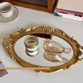 thumbnail image 5 of XIBUFE 2026 New Vintage Decorative Gold Framed Mirror,Small Antique Oval Wall Hanging Mirror - Small - Vintage Mirrors for Wall for Home,Bedroom,Bathroom,Hallway,Office (Gold), 5 of 7