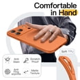 thumbnail image 7 of JETech Magnetic Case for iPhone 17 Pro Compatible with MagSafe, Minimalist TPU Cover (Orange), 7 of 7