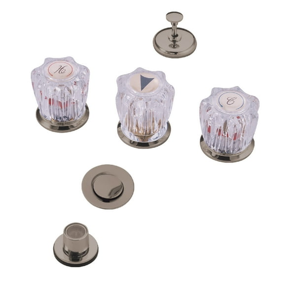 Kingston Brass KB318 Bidet Faucet, Brushed Nickel