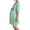 Mint Green, variant on ShomPort Womens Maternity Lounge Dress Labor and Delivery Gown Nursing Nightgown Short Sleeve Breastfeeding Sleepwear Dress