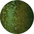thumbnail image 1 of Ahgly Company Indoor Round Patterned Midnight Gray Area Rugs, 8' Round, 1 of 6
