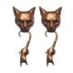 thumbnail image 1 of Estatua para colgar en la pared 2x Estatua Escultura Decoración Pared Montaje Puerta para Patio Hogar, 1 of 7