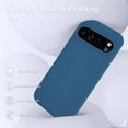 thumbnail image 4 of KOMI for Google Pixel 9/9 Pro Case, Silicone Phone Case with 1 Screen Protector, Soft Anti-Scratch Microfiber Lining, Full Body Shockproof Slim Cover Support Wireless Charging, Navy Blue, 4 of 8