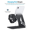thumbnail image 4 of Soporte OMOTON para Apple Watch y iPhone, color negro, 4 of 9