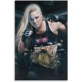 thumbnail image 1 of PPHAOSHO Ronda Rousey Professional Wrestler Poster frameless Painting Canvas Wall Posters Art Picture Print Modern Home Decor 16x24inch, 1 of 7