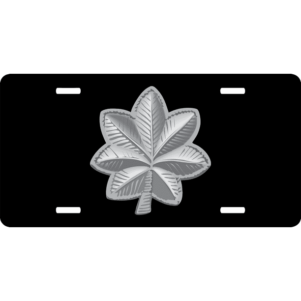Army Lieutenant Colonel Rank License Plate