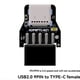 thumbnail image 2 of Módulo de Tarjeta de Expansión USB2.0 Adaptador Frontal de 9 Pines A TYPE-C Tarjeta de Expansión de 20 A 9 Pines USB2.0 9PIN A TYPE-C Hembra A, 2 of 5