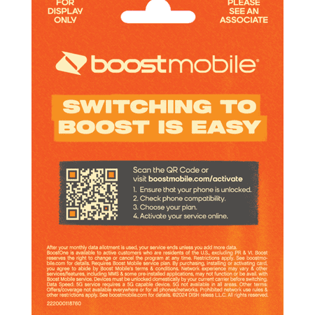Boost Mobile - 3 Months 3GB Plan SIM Card Kit - Orange